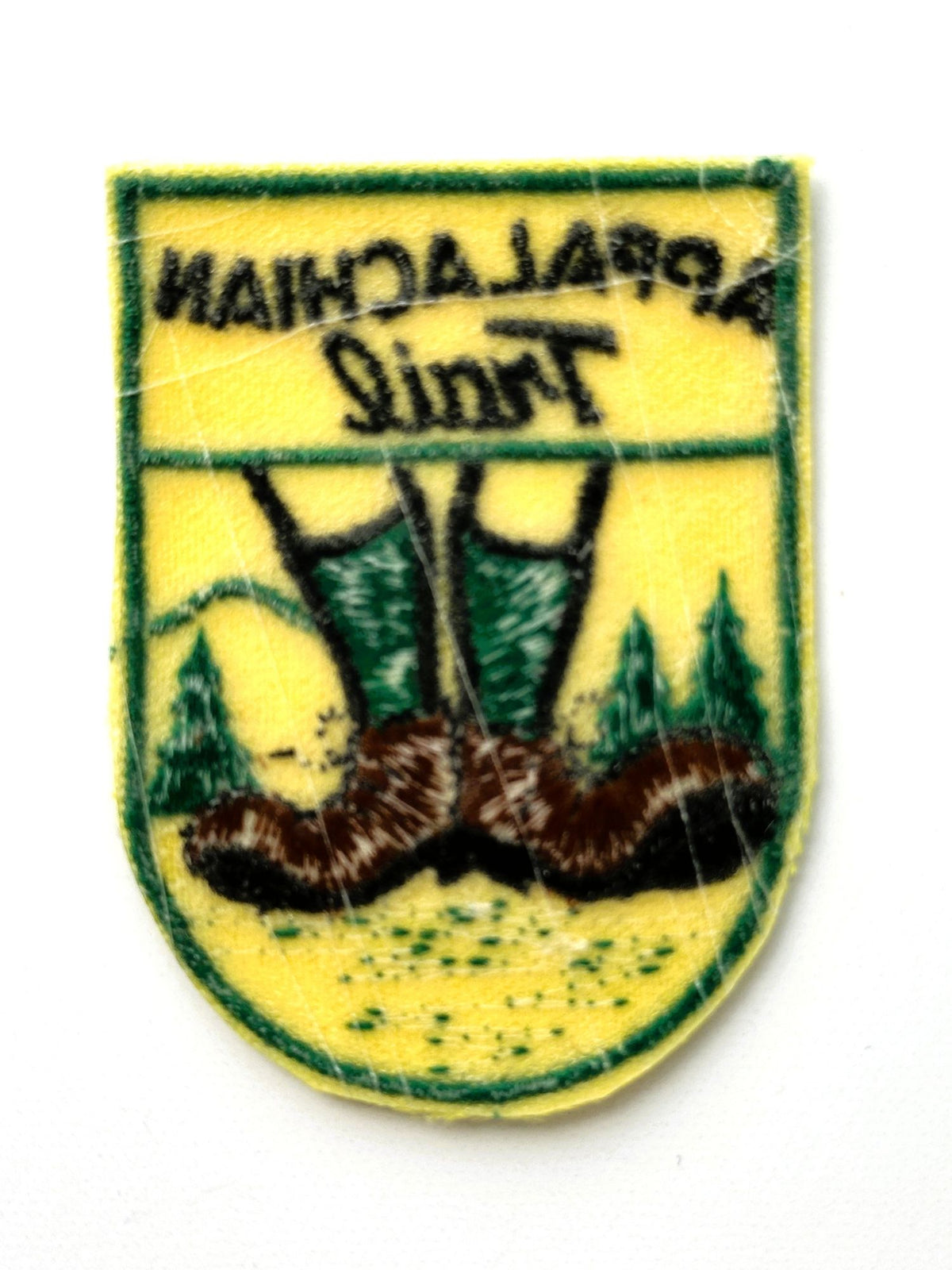 Appalachian Trail Hiking Boots Vintage Patch
