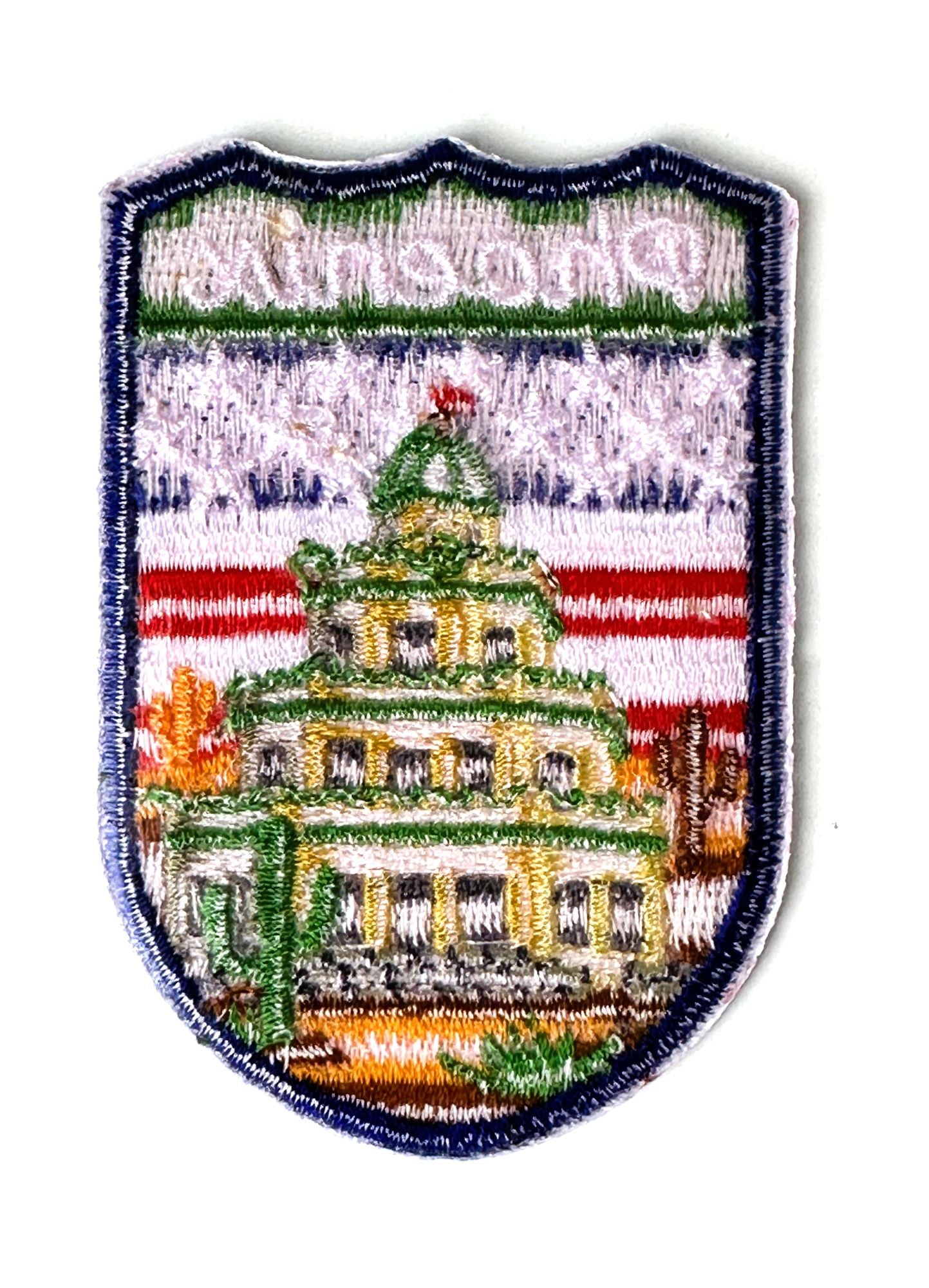 Arizona Phoenix Tovrea Castle American Flag Vintage Patch