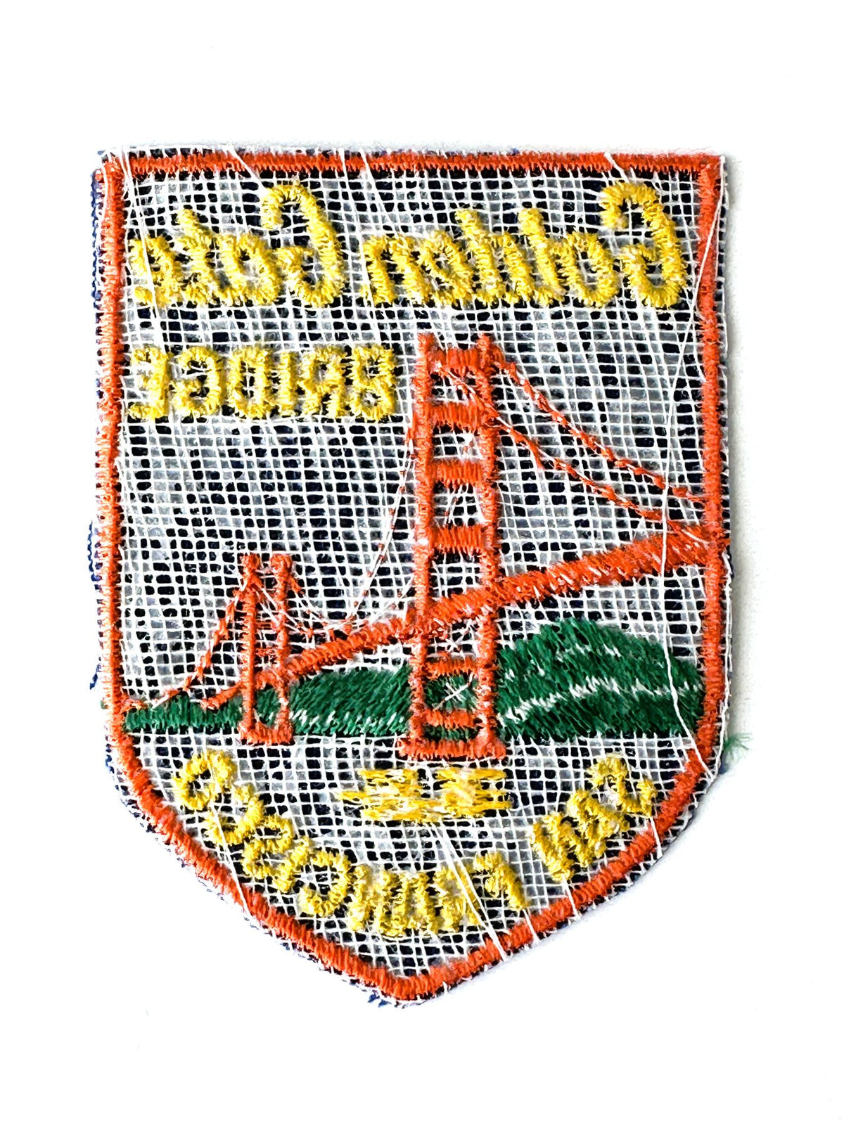 California San Francisco Golden Gate Bridge Vintage Patch