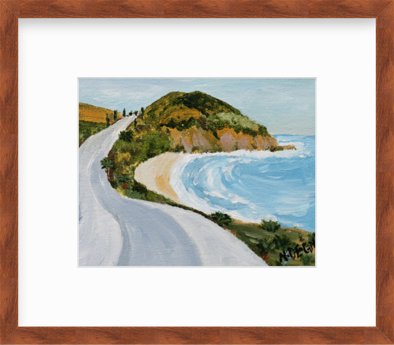 California Pacific Coast Highway Giclee Art Print
