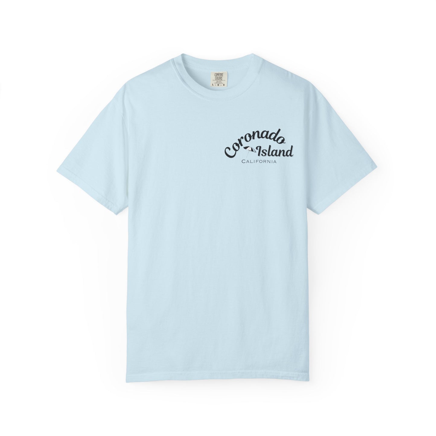 California Coronado Island Adult Unisex T-Shirt Pale Blue
