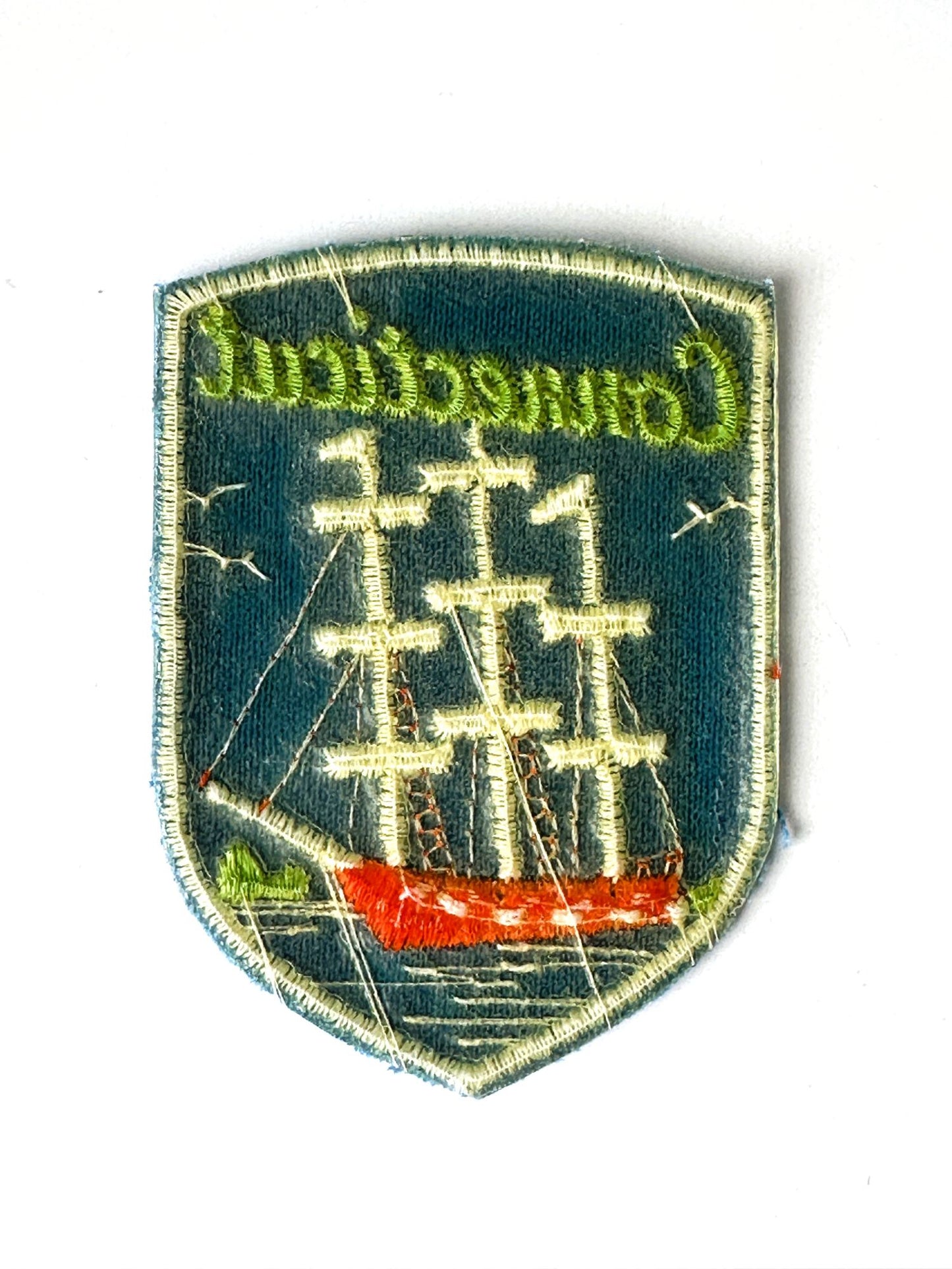 Connecticut Tall Ship Vintage Patch