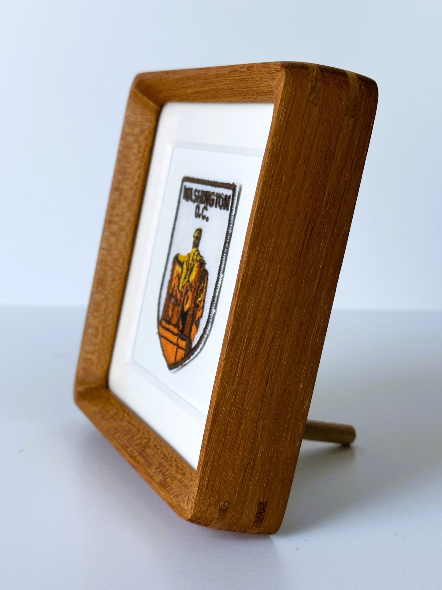 DC Washington Lincoln Memorial Vintage Framed Travel Patch