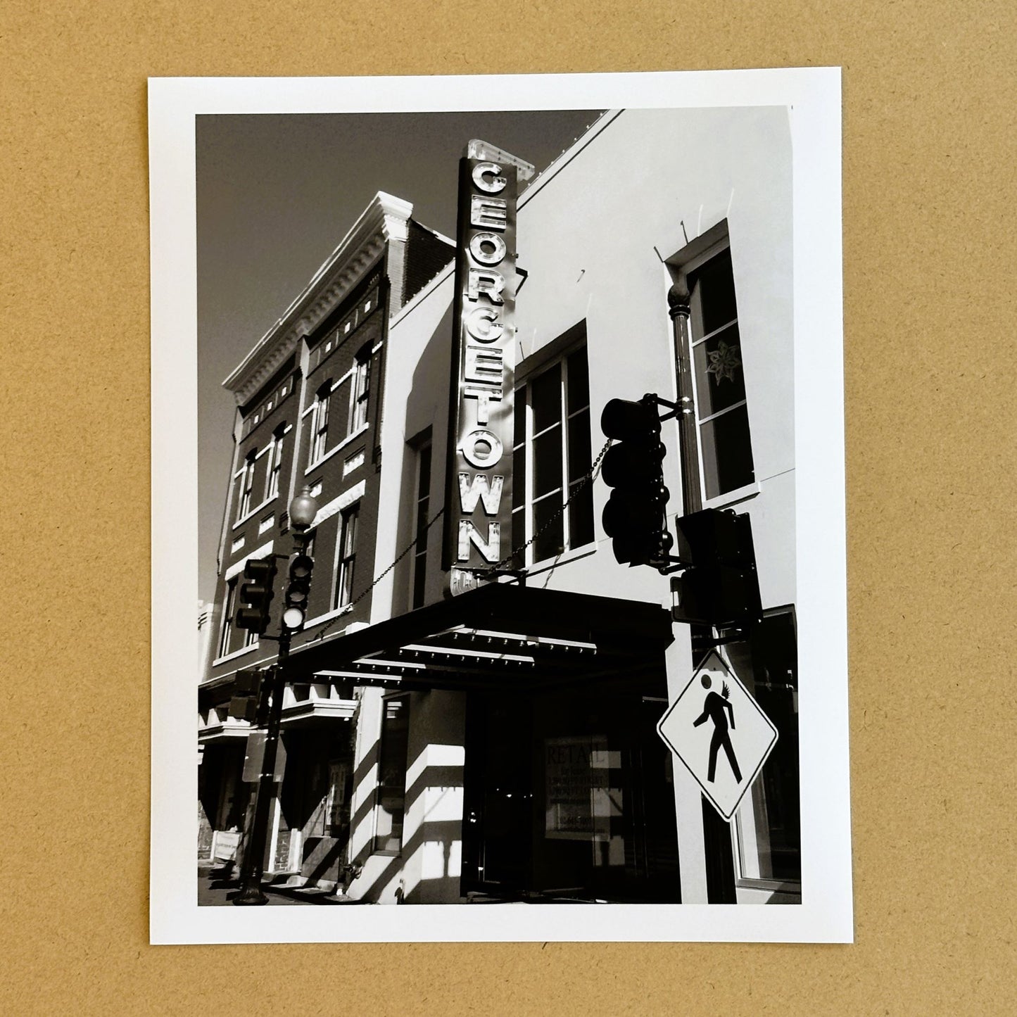 DC Washington DC Georgetown Sign Giclee Travel Print