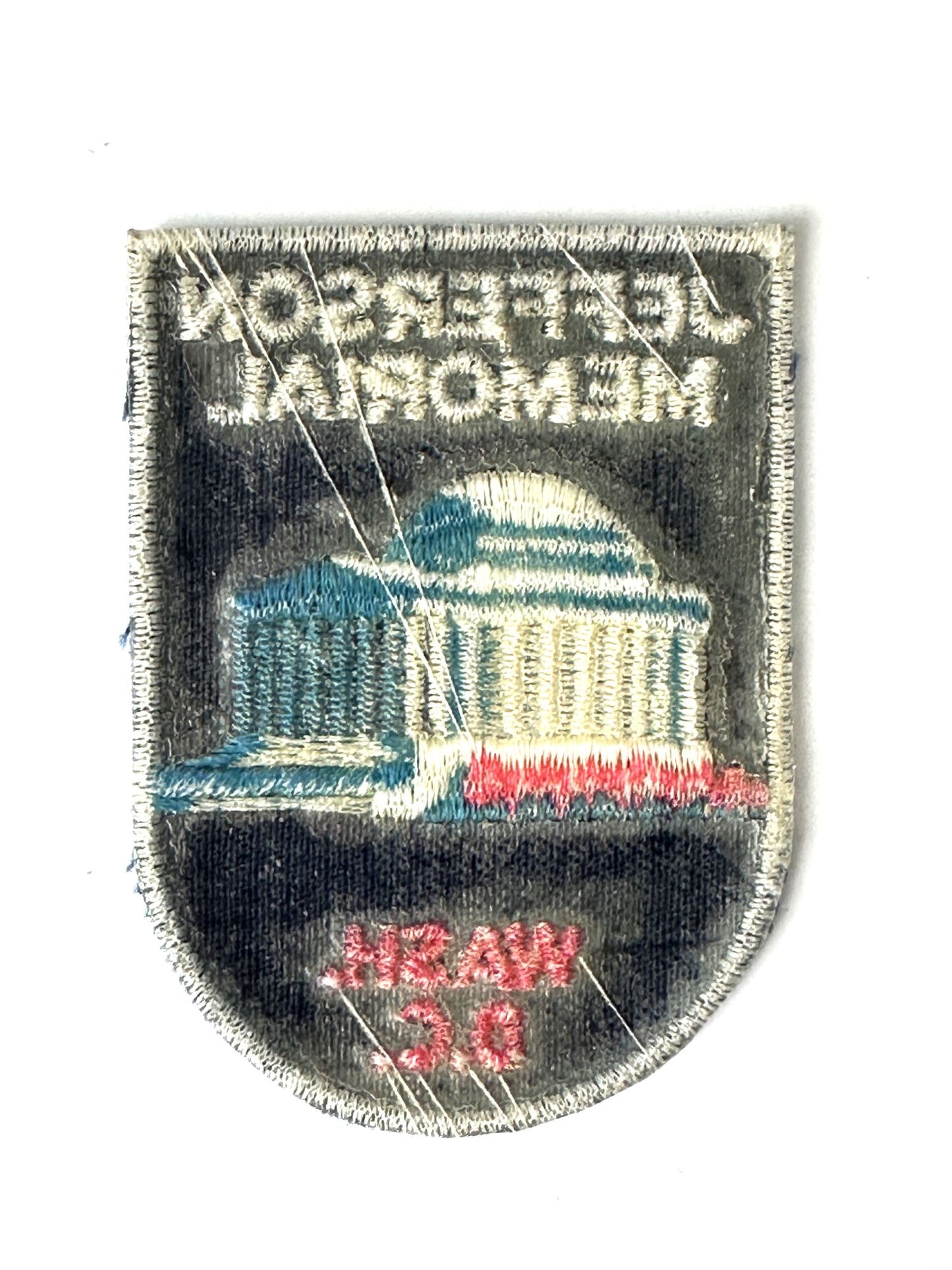 DC Washington Jefferson Memorial Vintage Patch