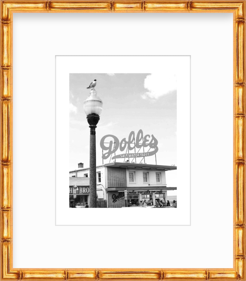 Delaware Rehoboth Beach Boardwalk Giclee Travel Print