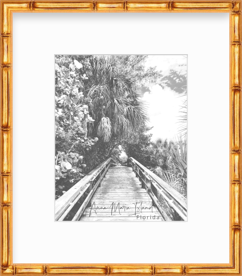 Florida Anna Maria Island Beach Walkway Giclee Travel Print