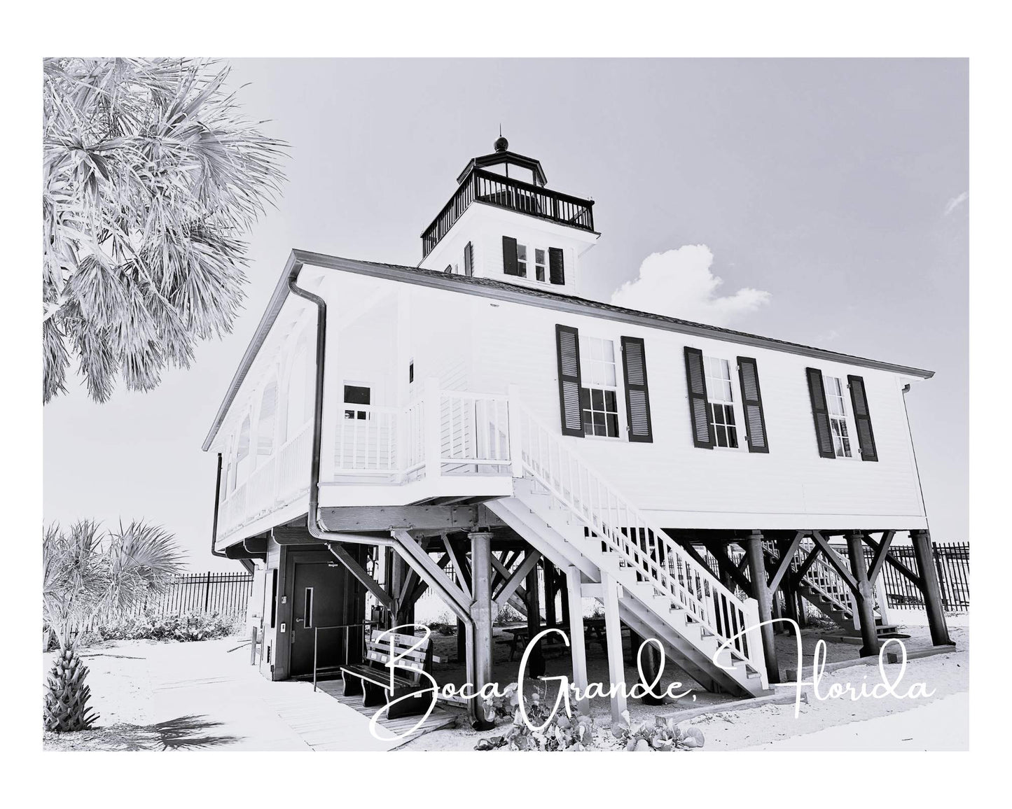 Florida Boca Grande Lighthouse Giclee Travel Print