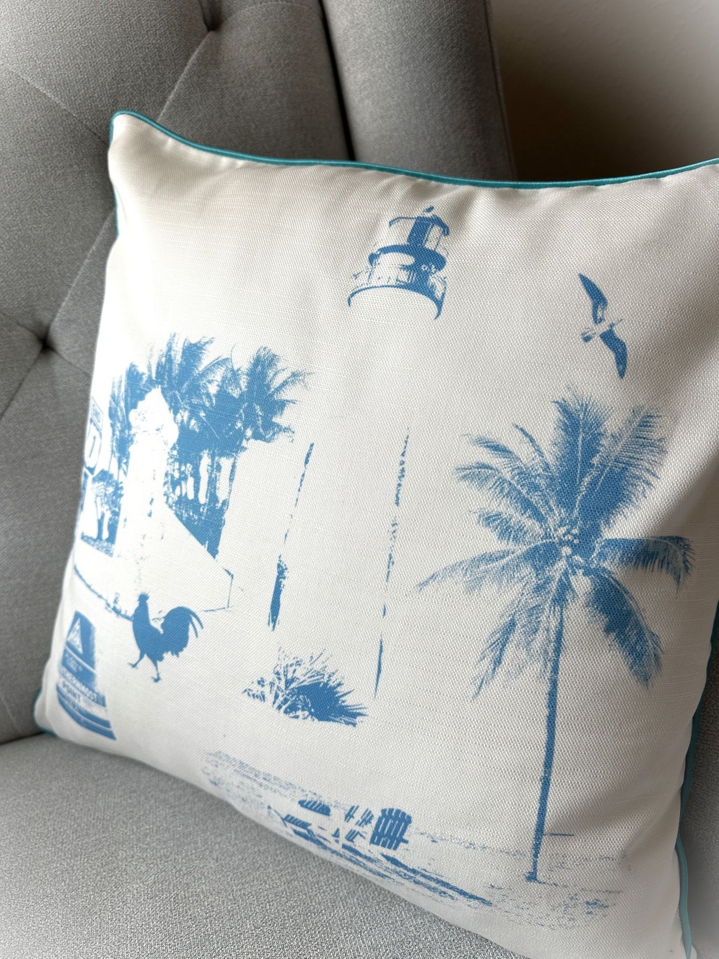 Florida Key West Design Throw Pillow