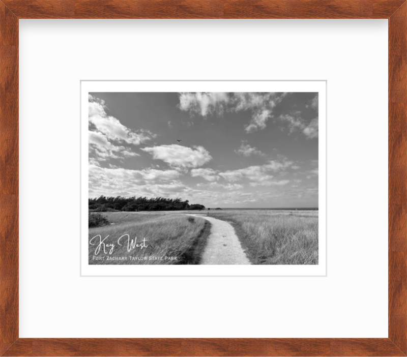 Florida Key West Fort Zachary Taylor State Park Path Giclee Travel Print