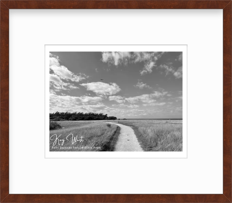 Florida Key West Fort Zachary Taylor State Park Path Giclee Travel Print