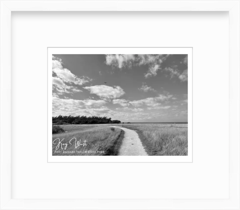 Florida Key West Fort Zachary Taylor State Park Path Giclee Travel Print