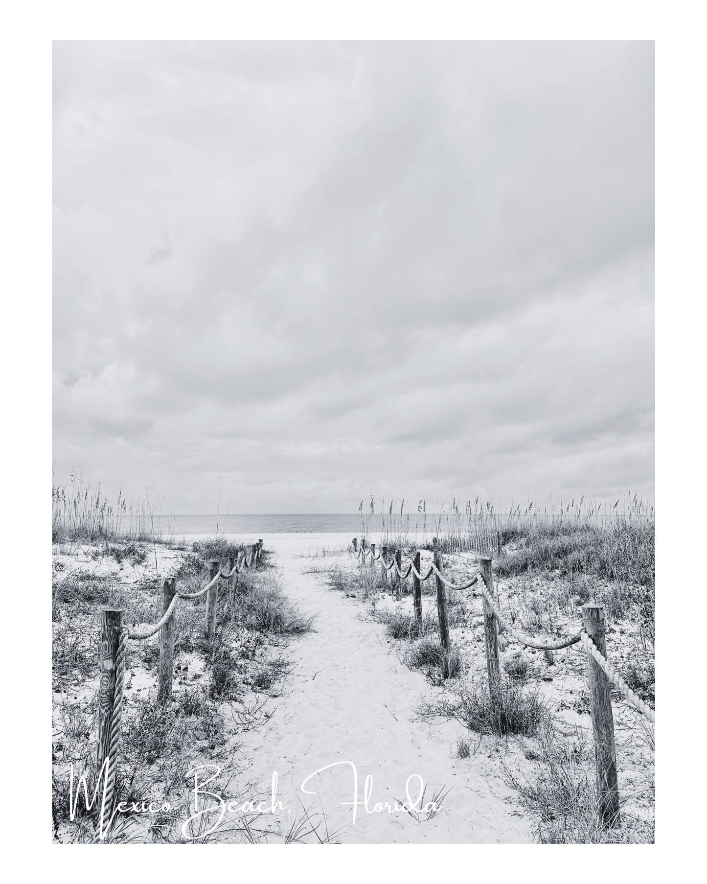 Florida Mexico Beach Giclee Travel Print