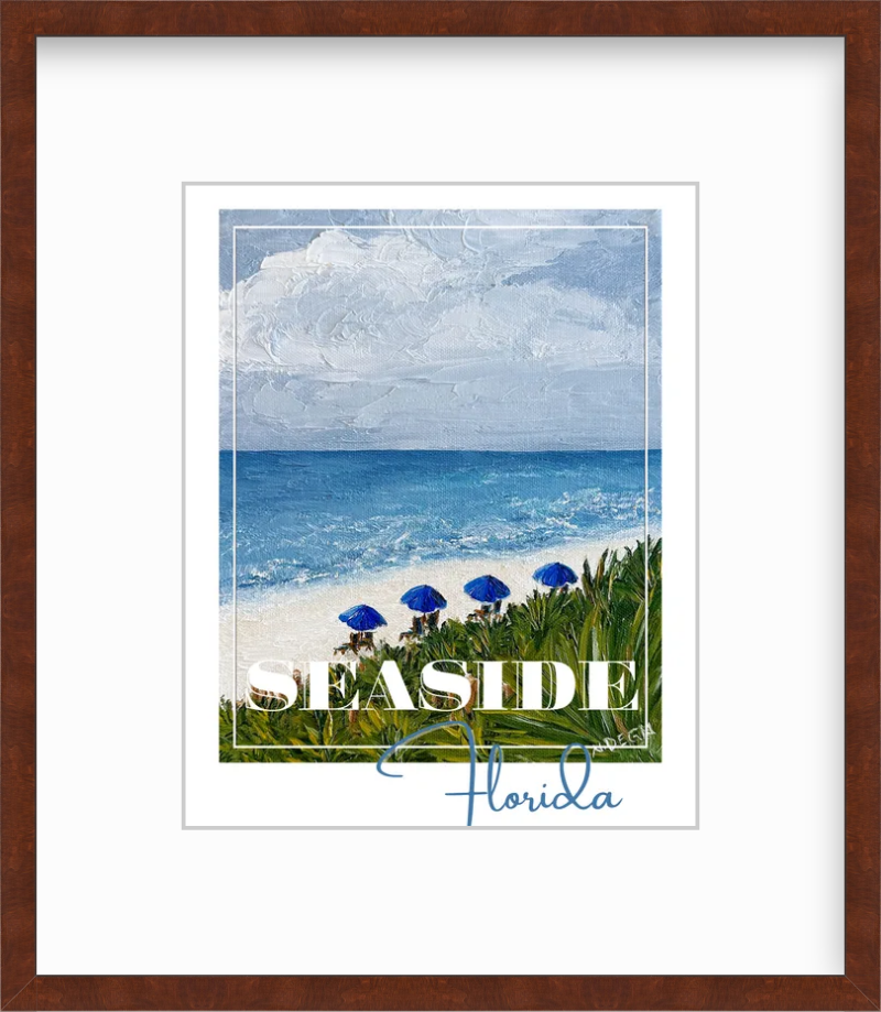Florida Seaside Beach Giclee Art Print