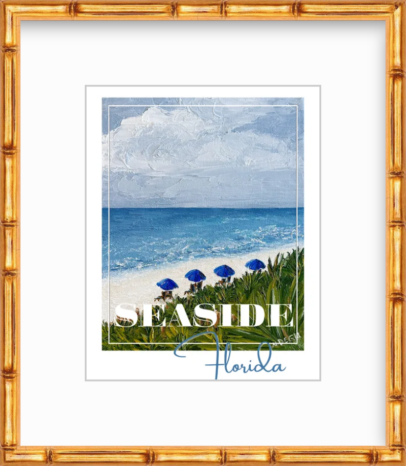 Florida Seaside Beach Giclee Art Print