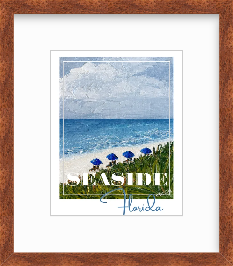 Florida Seaside Beach Giclee Art Print