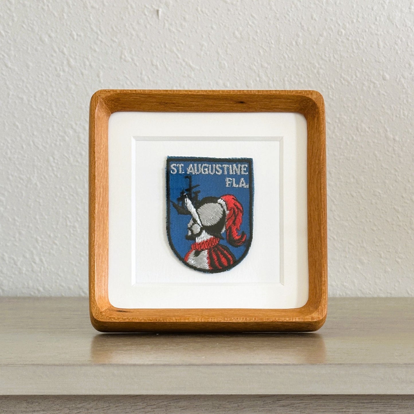 Florida St. Augustine Vintage Framed Travel Patch