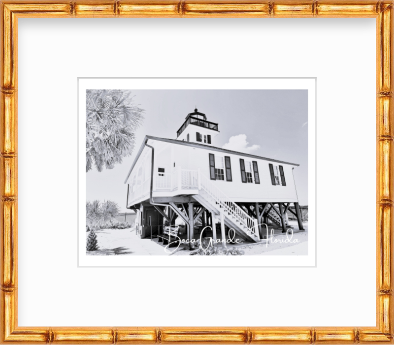 Florida Boca Grande Lighthouse Giclee Travel Print