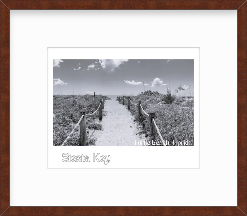 Florida Siesta Key at Turtle Beach Giclee Travel Print