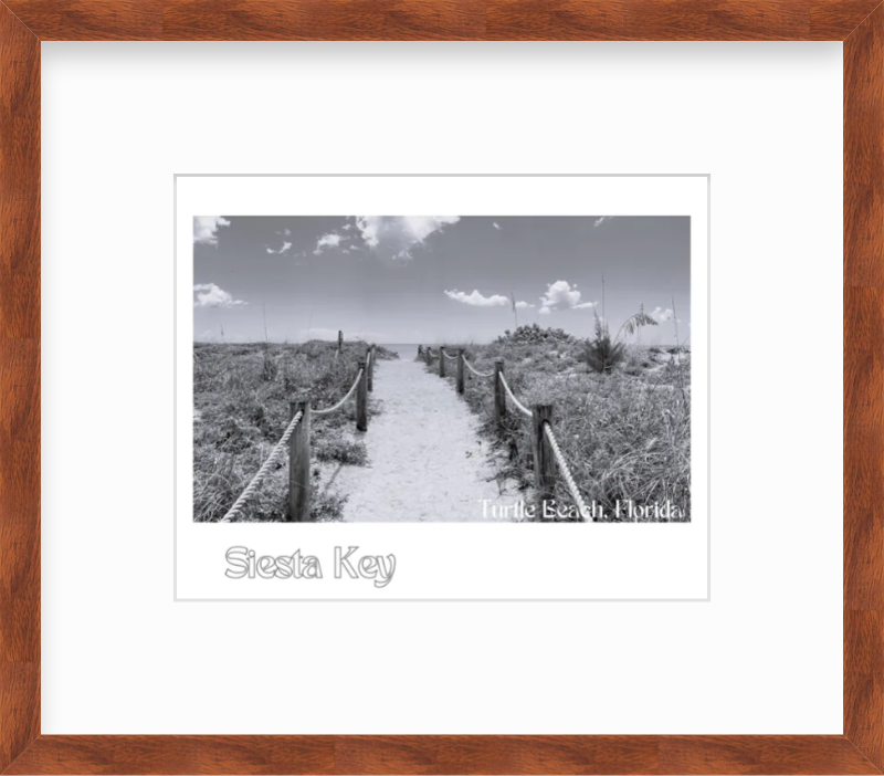 Florida Siesta Key at Turtle Beach Giclee Travel Print