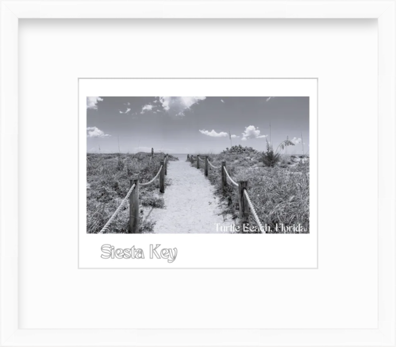 Florida Siesta Key at Turtle Beach Giclee Travel Print