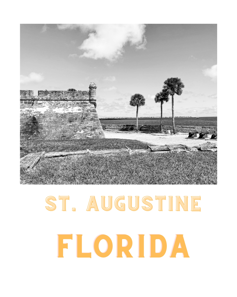 Florida St. Augustine Fort Giclee Travel Print