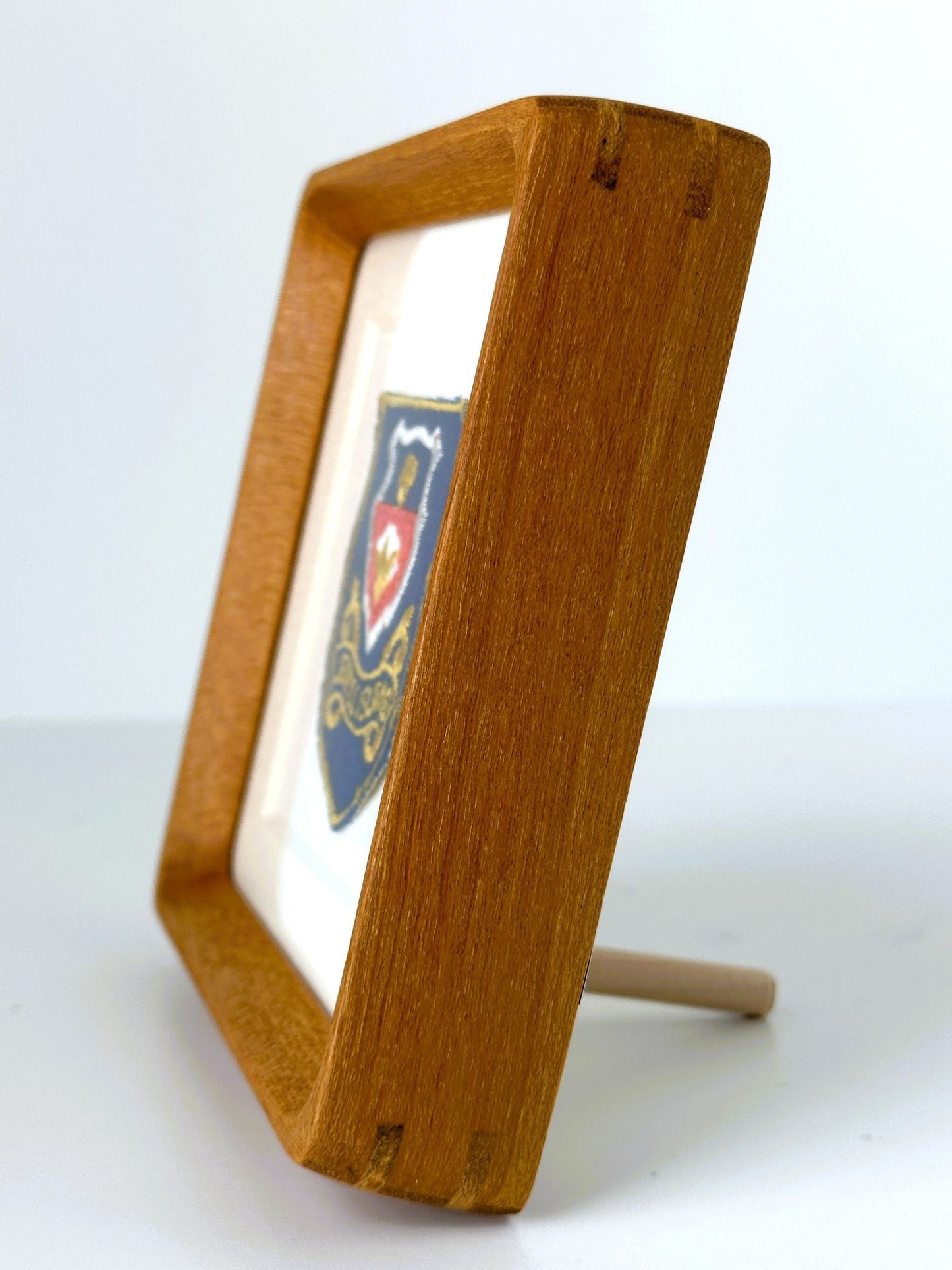 Georgia Jekyll Island Historic Vintage Travel Patch Wood Framed