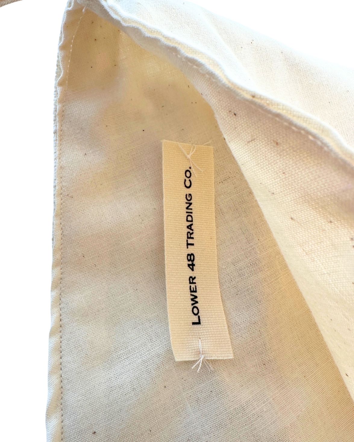 Georgia Savannah Vintage Hand Printed Linen Freshly Sewn Stocking