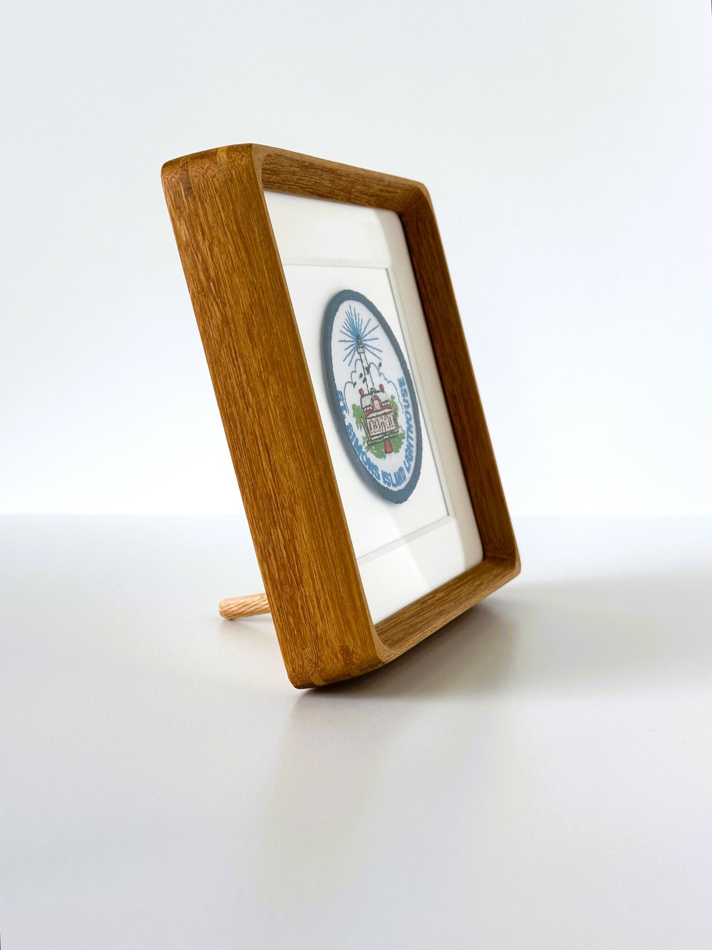Georgia St. Simons Island Lighthouse Framed Vintage Travel Patch