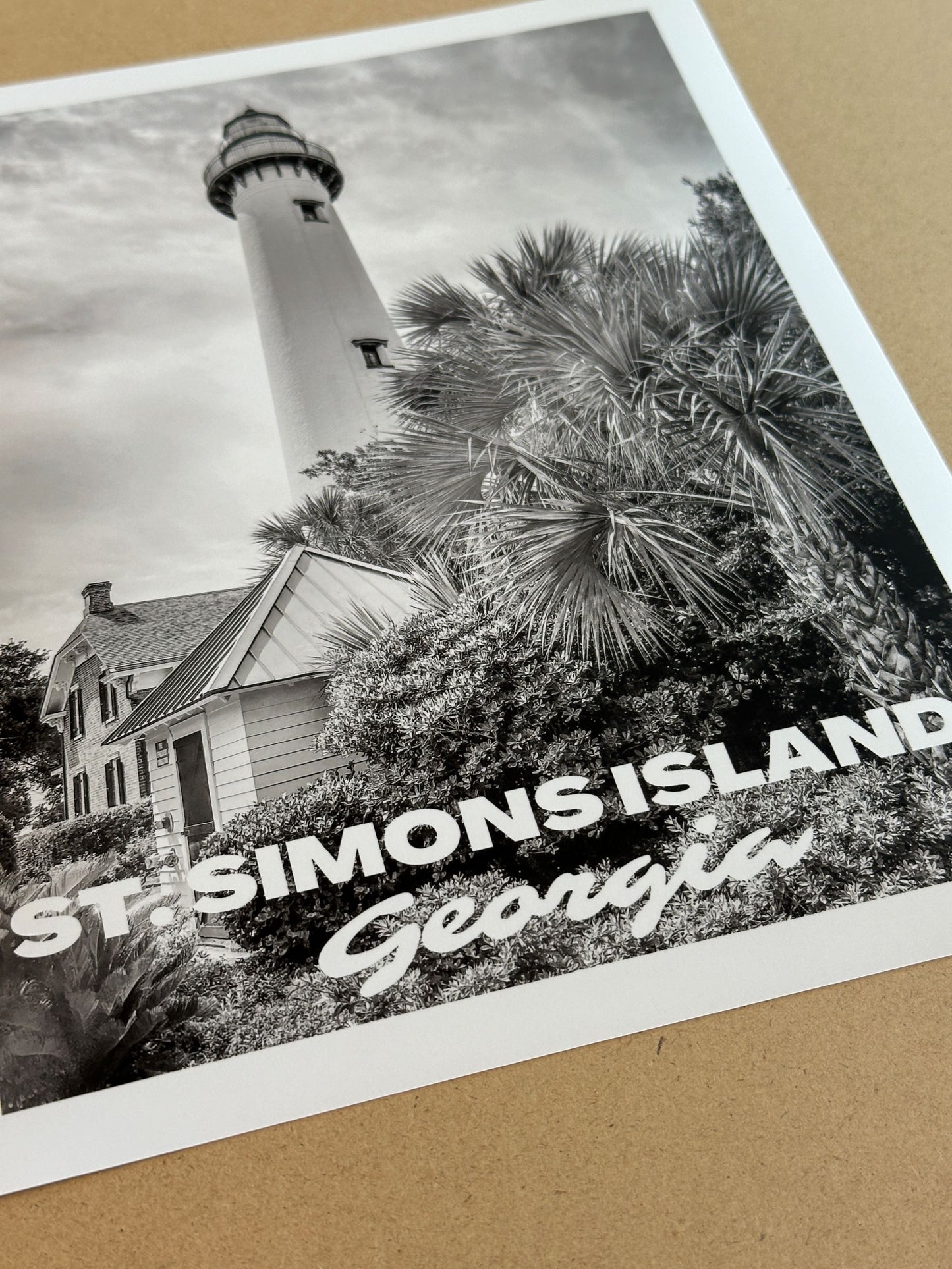Georgia St. Simons Island Lighthouse Giclee Travel Print