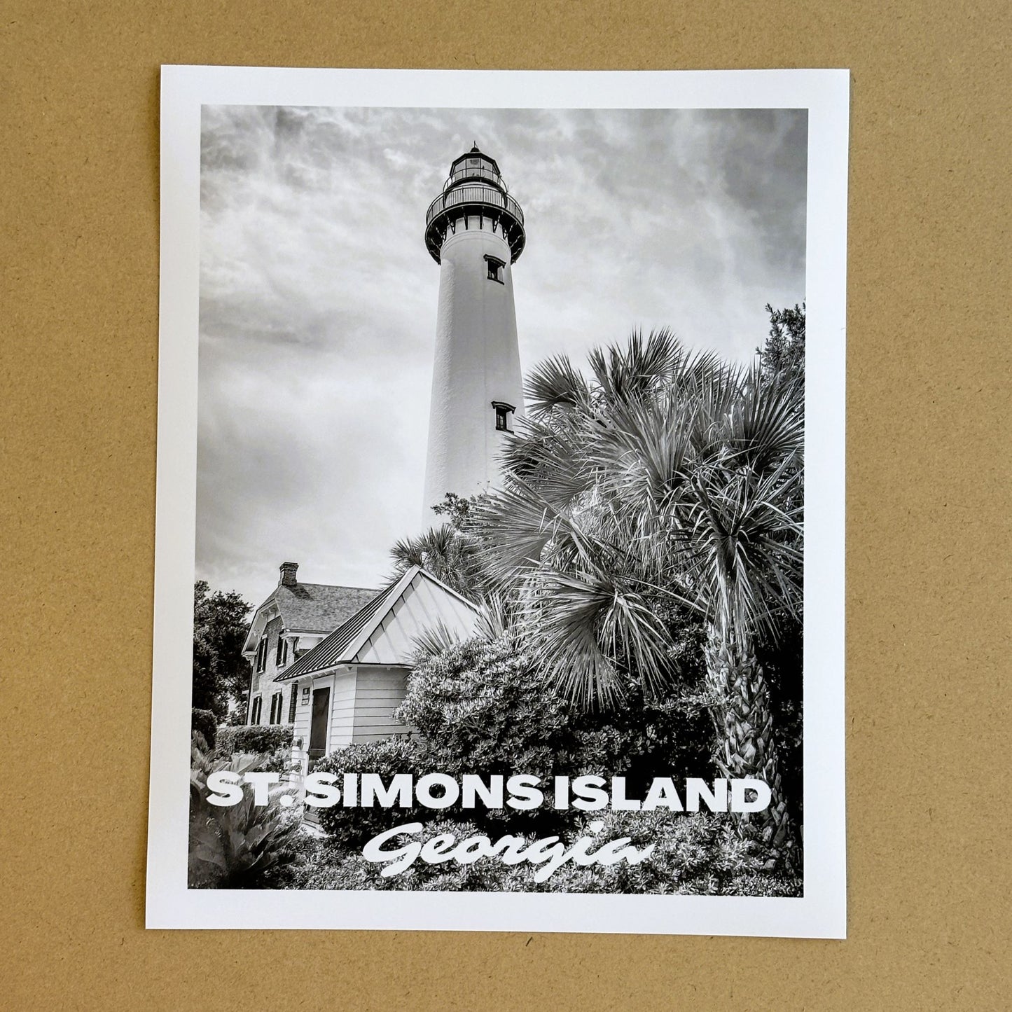 Georgia St. Simons Island Lighthouse Giclee Travel Print