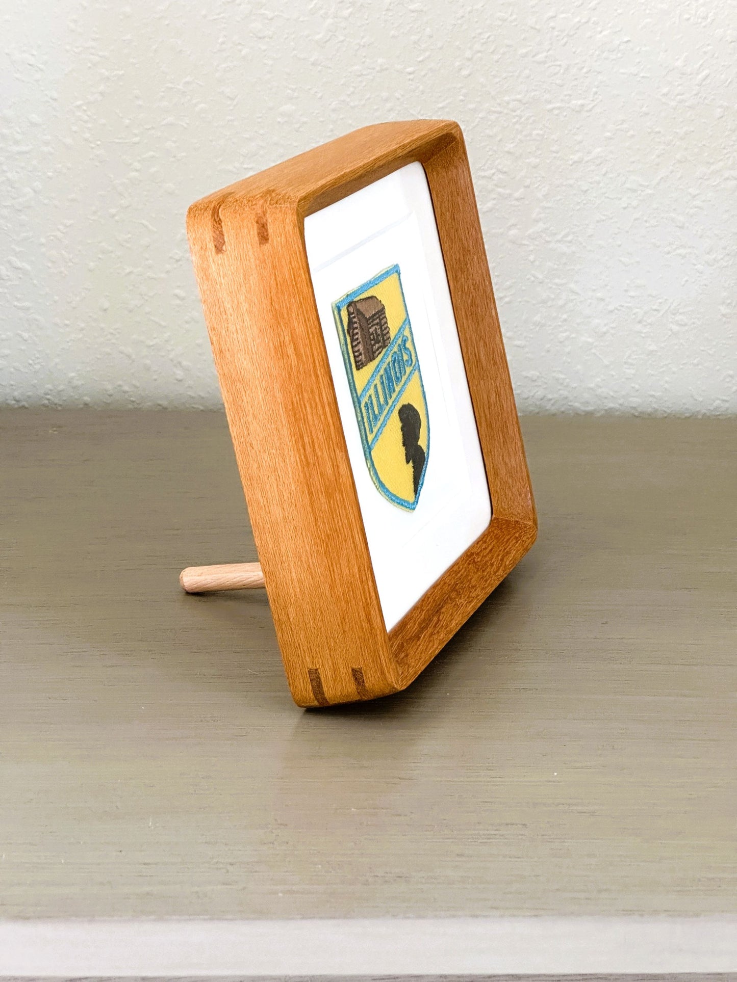 Illinois Vintage Framed Travel Patch
