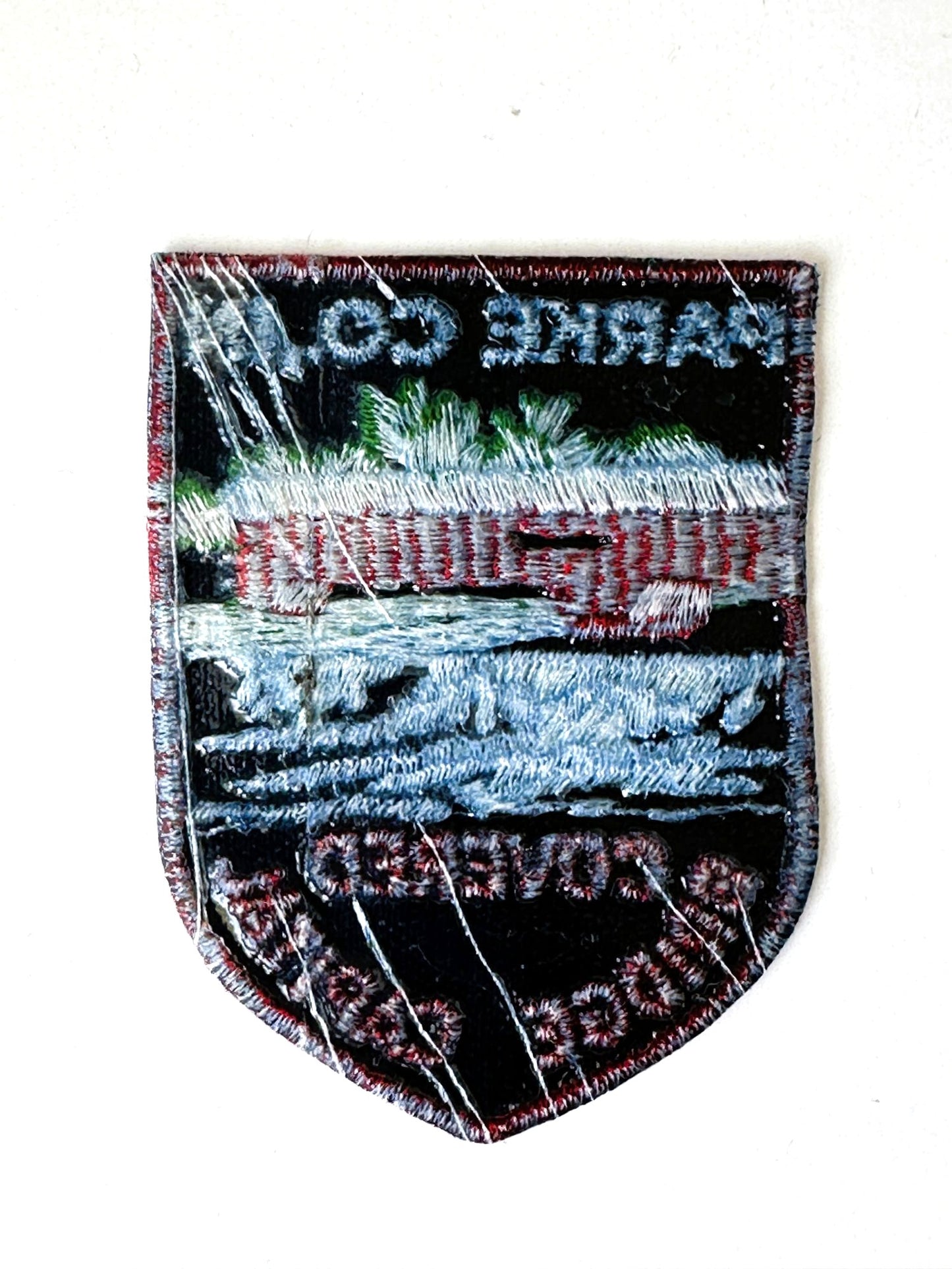 Indiana Parke County Covered Bridges Vintage Travel Patch