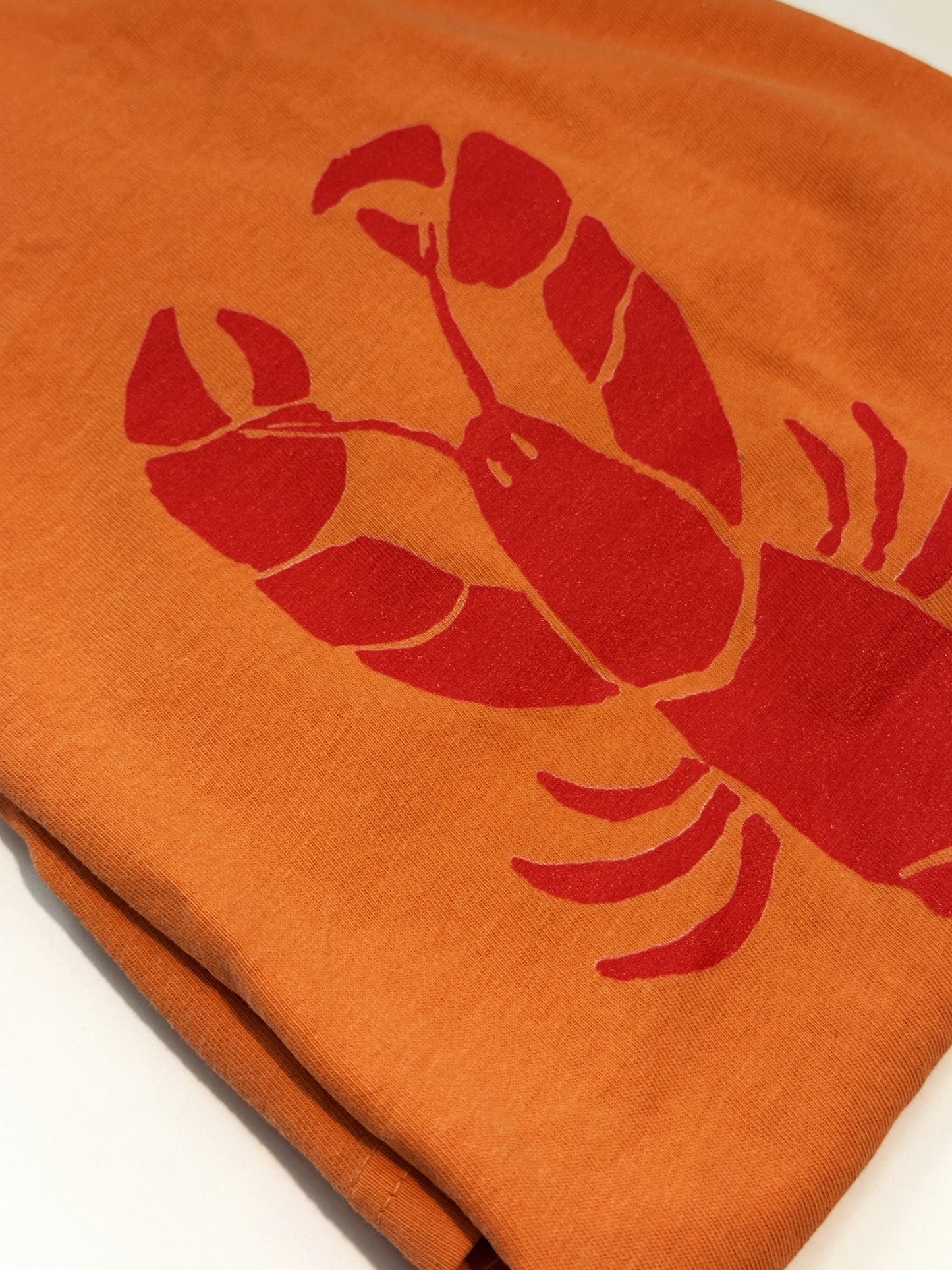 Lobster Adult Unisex T-Shirt Red Lobster Burnt Orange or Mint