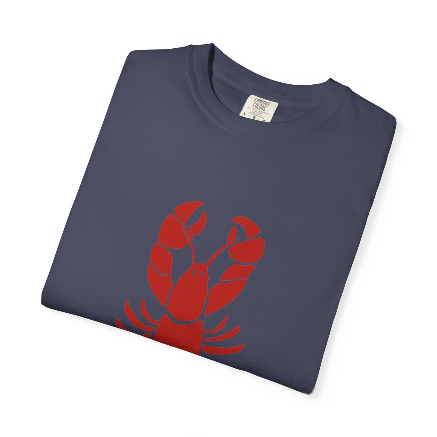 Lobster Adult Unisex T-Shirt Red Lobster, White or Denim Blue Tee