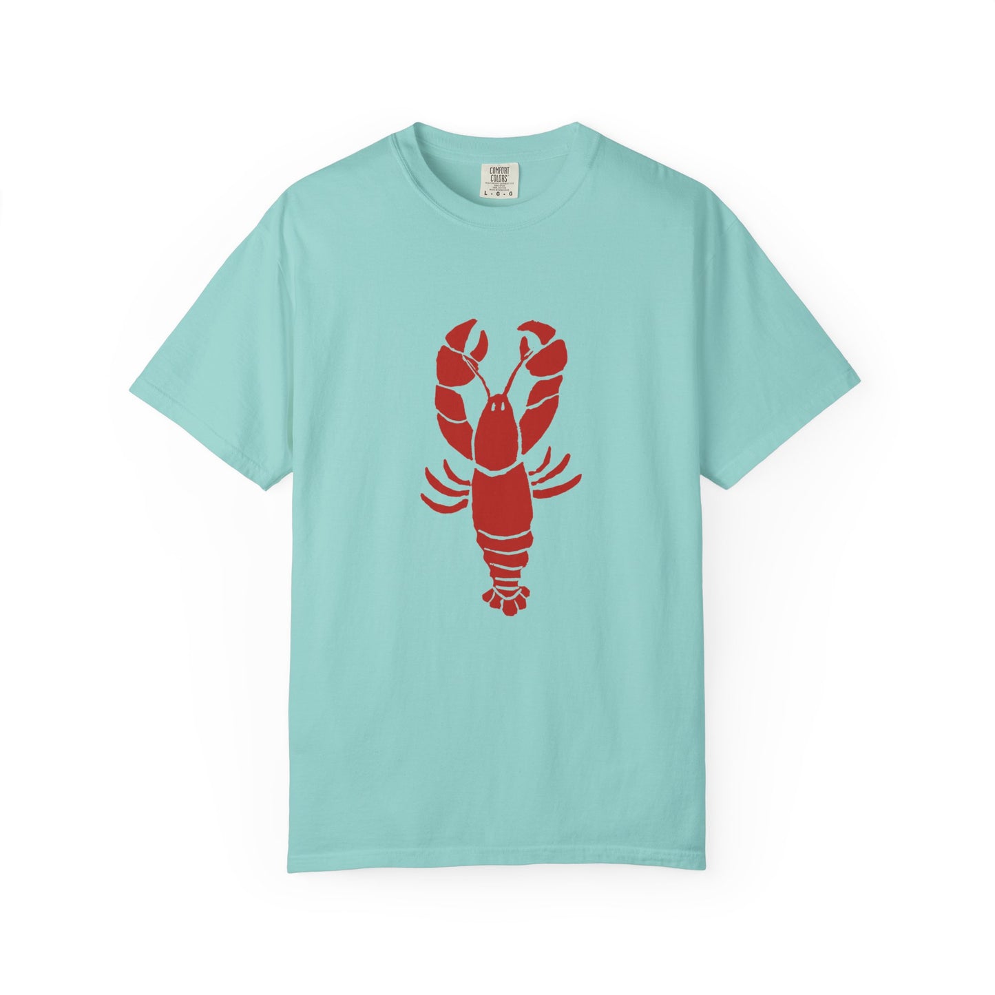 Lobster Adult Unisex T-Shirt Red Lobster Burnt Orange or Mint