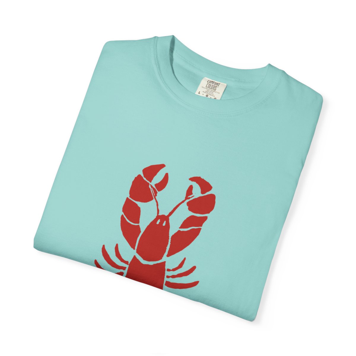 Lobster Adult Unisex T-Shirt Red Lobster Burnt Orange or Mint