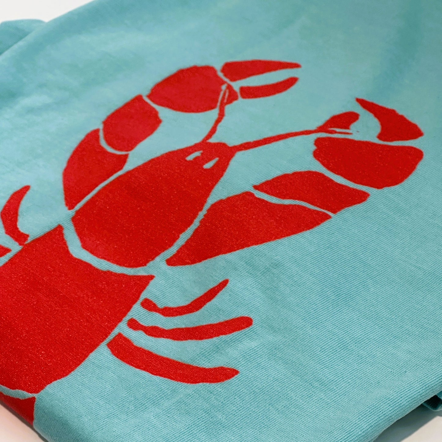 Lobster Adult Unisex T-Shirt Red Lobster Burnt Orange or Mint