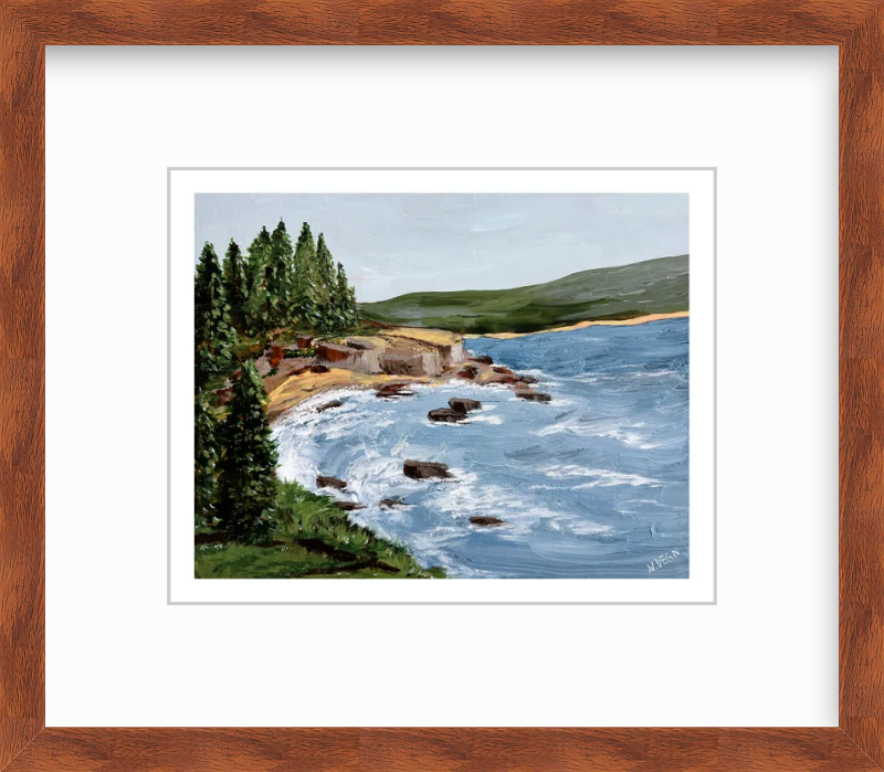 Maine Acadia National Park Painting Giclee Art Print