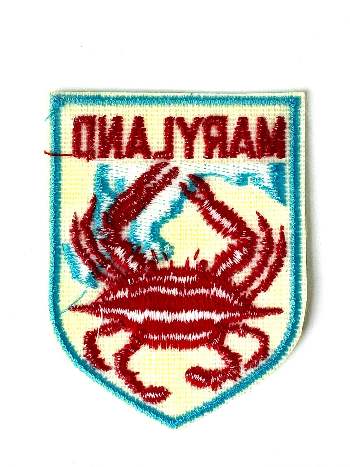 Maryland Red Crab Vintage Patch