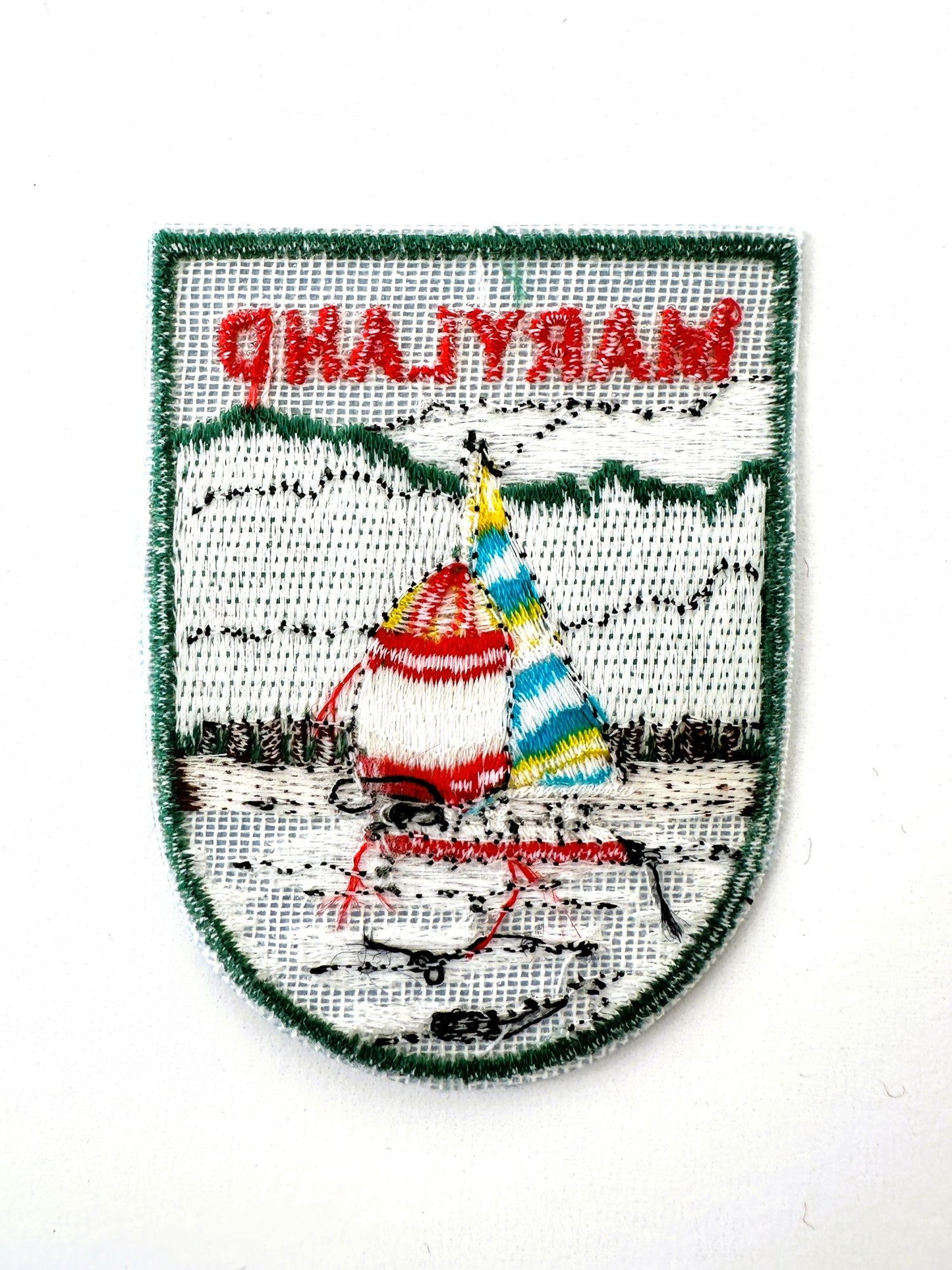 Maryland Sailboat Vintage Patch
