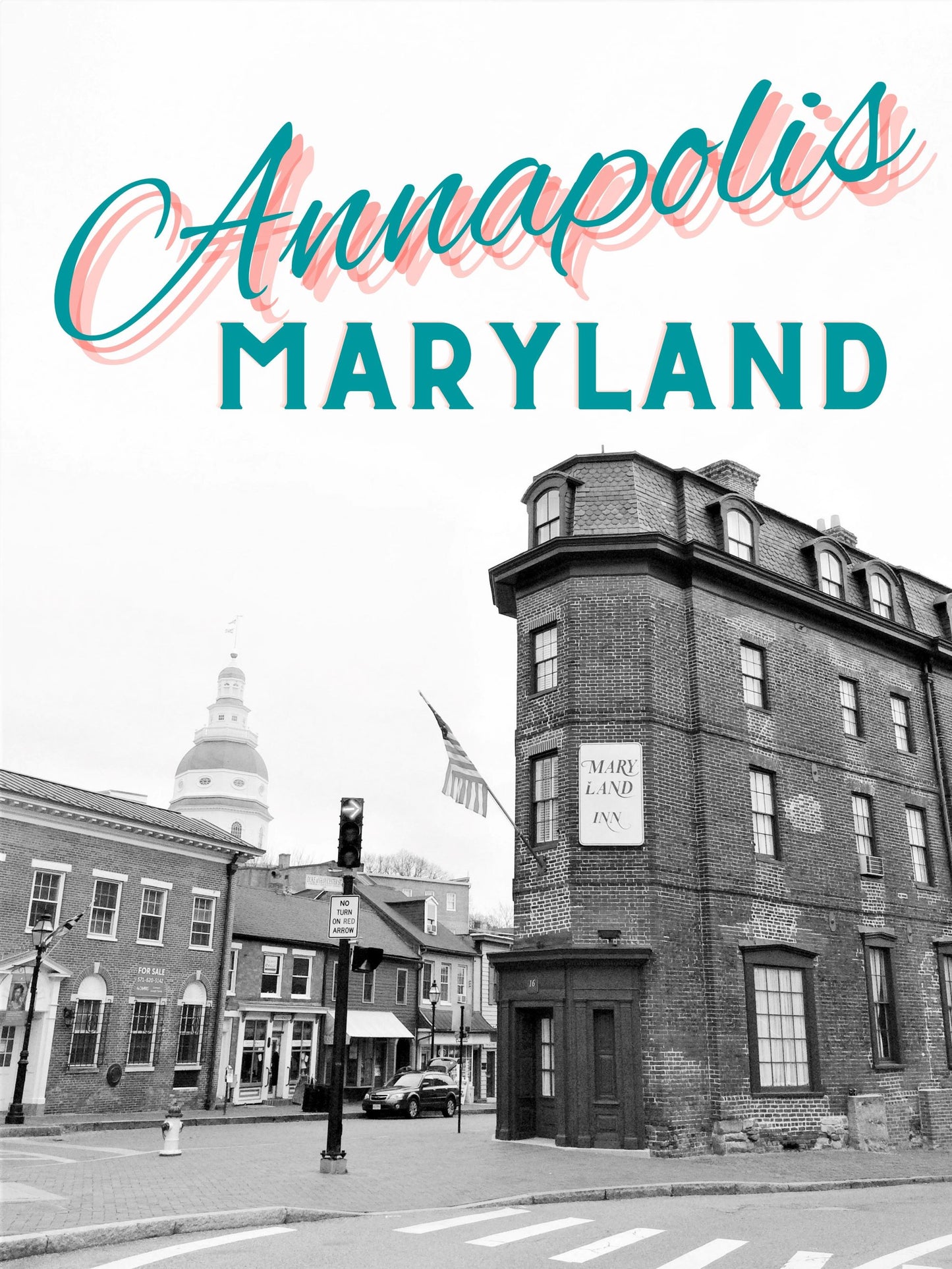 Maryland Annapolis Giclee Travel Print
