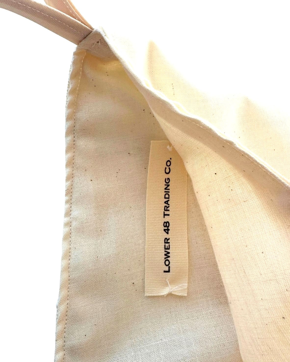 Massachusetts Boston Vintage Hand Printed Linen Freshly Sewn Stocking