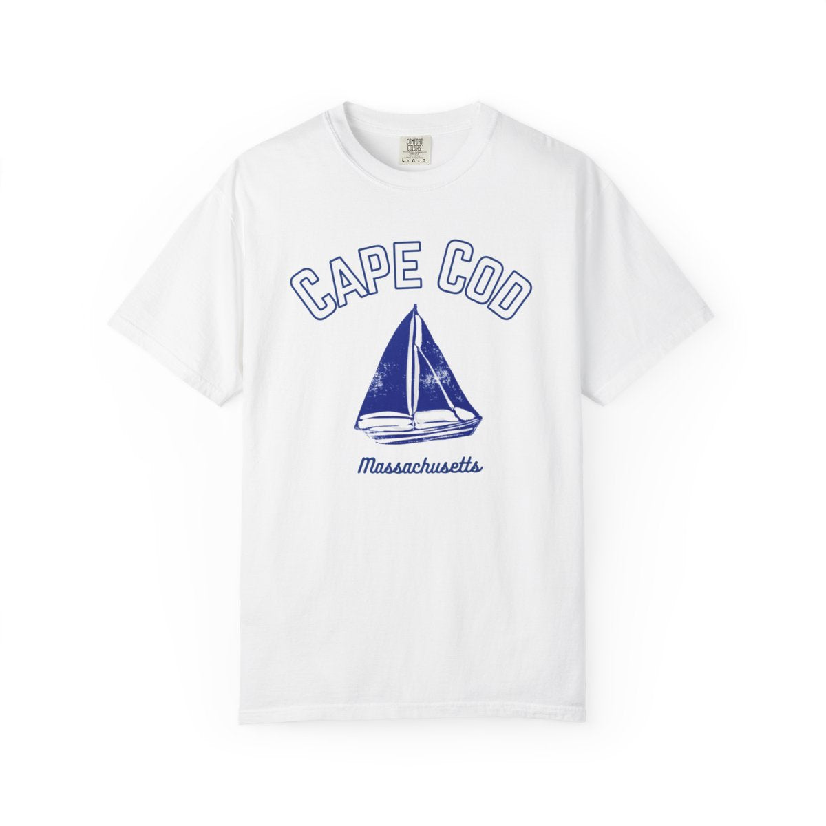 Massachusetts Cape Cod Sailboat Adult Unisex T-Shirt White