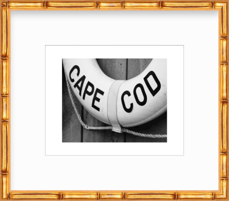 Massachusetts Cape Cod Lifeguard Ring Giclee Travel Print