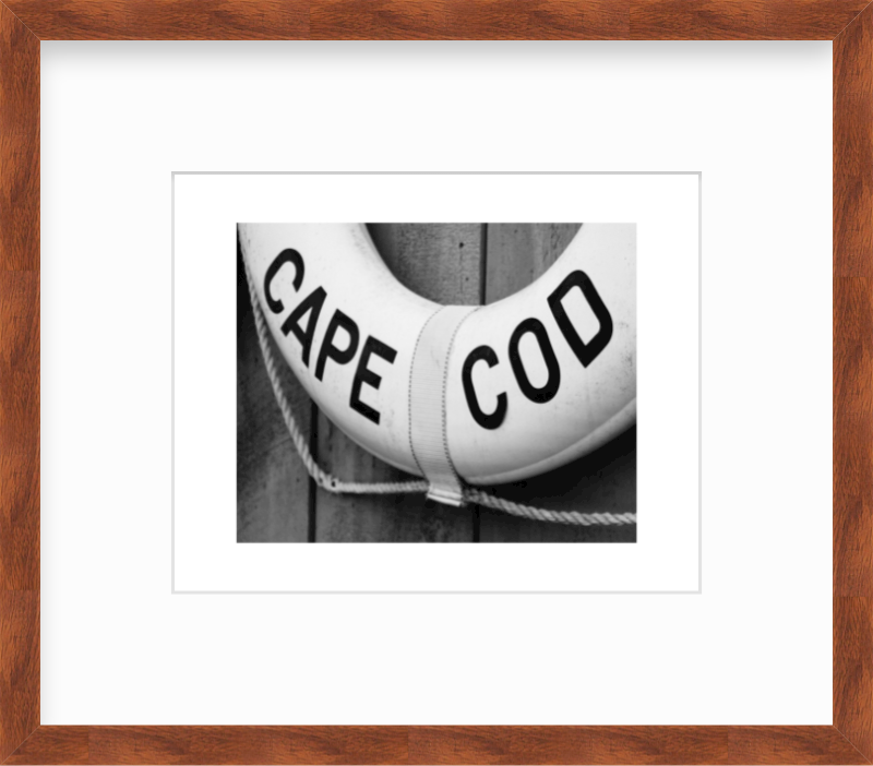 Massachusetts Cape Cod Lifeguard Ring Giclee Travel Print