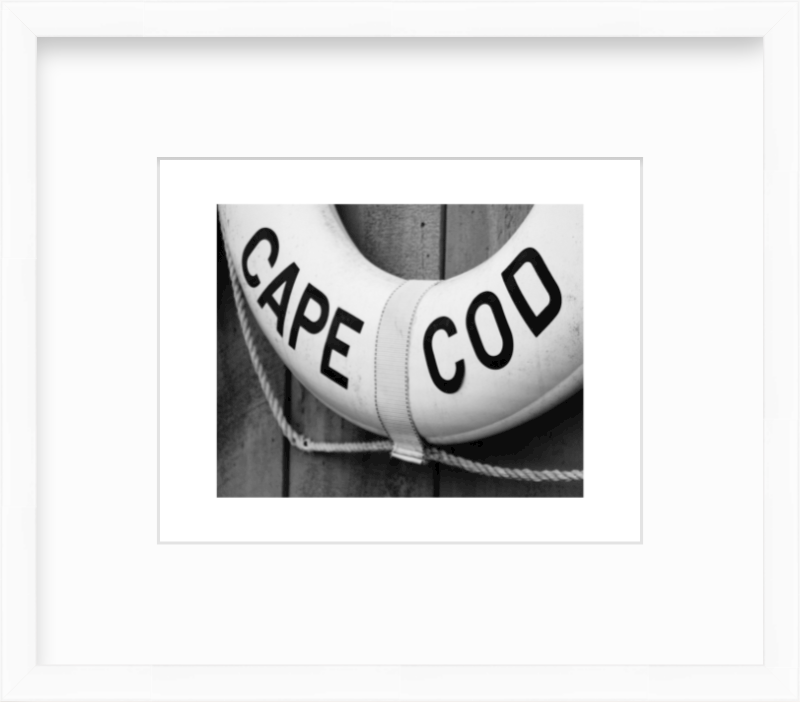 Massachusetts Cape Cod Lifeguard Ring Giclee Travel Print