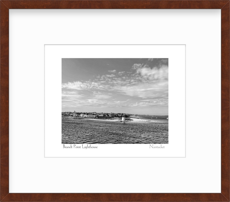 Massachusetts Nantucket Island Brant Point Lighthouse Giclee Travel Print