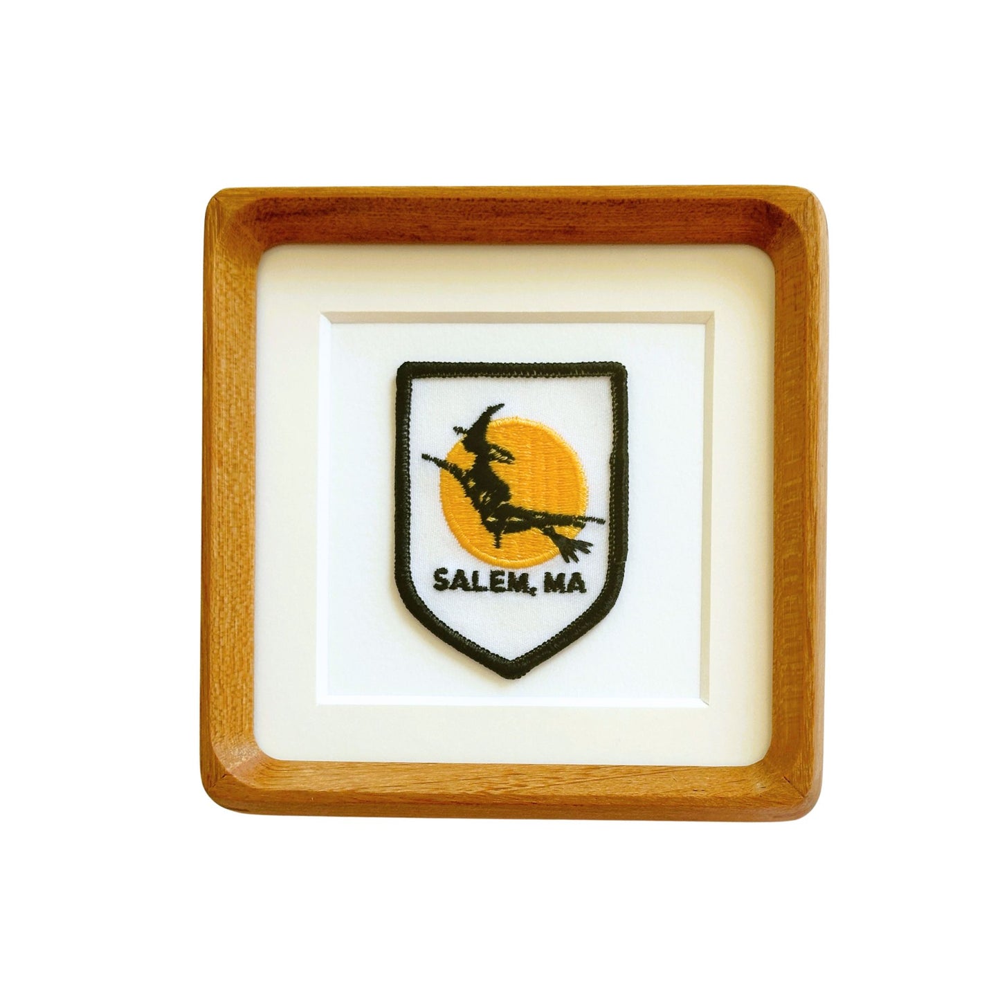 Massachusetts Salem Witch Framed Vintage Travel Patch