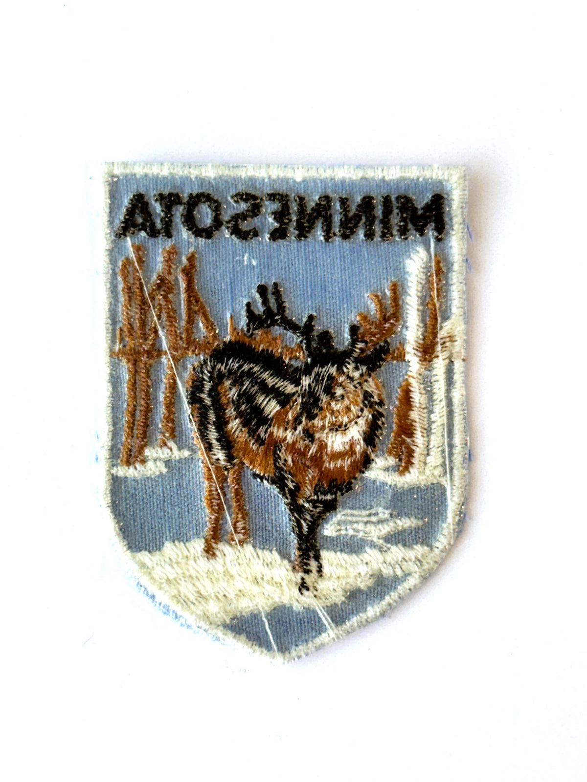 Minnesota Winter Wildlife Vintage Patch